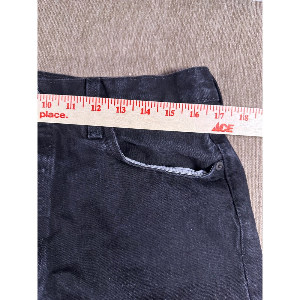 Levis 501 Original Fit Mens Black Straight Leg Button Fly Denim Jeans 36x30 - Picture 9 of 9